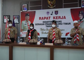 Begini Hasil Rapat Kerja Kwarcab Gerakan Pramuka Luwu Timur Tahun 2022