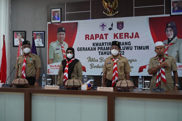 Begini Hasil Rapat Kerja Kwarcab Gerakan Pramuka Luwu Timur Tahun 2022
