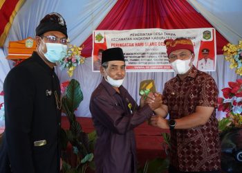 Bupati Budiman Paparkan Program Prioritas Daerah Saat Syukuran Desa Taripa