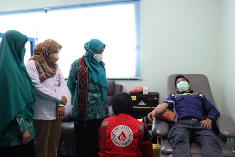 Kini Hadir  Gerai Unit Transfusi Darah di Sorowako