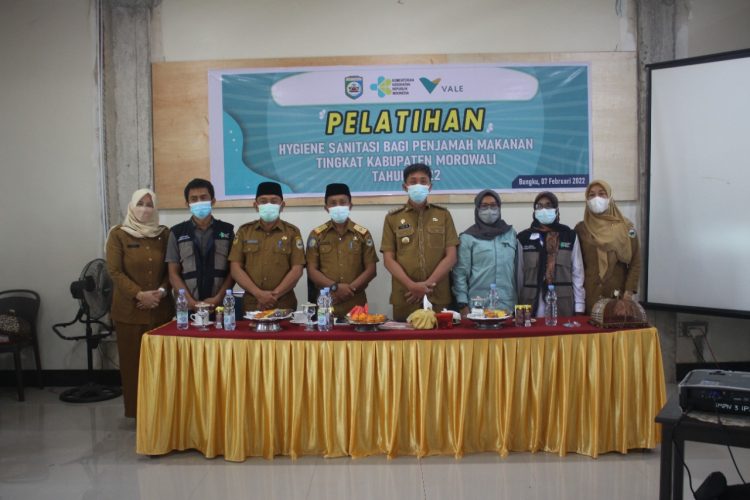 PT. Vale Gandeng Dinkes Morowali  Gelar Pelatihan Hygiene Sanitasi