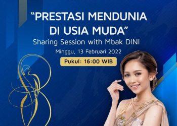 Finalis Putri Indonesia Dini Nurfitri Berbagi Pengalaman  Menyokong  Ekonomi Kreatif