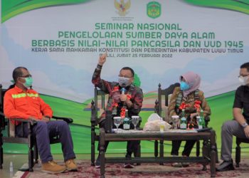 Pemkab Luwu Timur- MK  Gelar Seminar Nasional Bertajuk Pengelolaan SDA