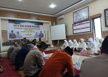 Sambut Bulan Suci Ramadhan, Polres Lutim Gelar Doa dan Zikir Bersama