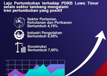 Penjelasan Kepala BPS Soal Pertumbuhan Ekonomi Lutim Tahun 2021