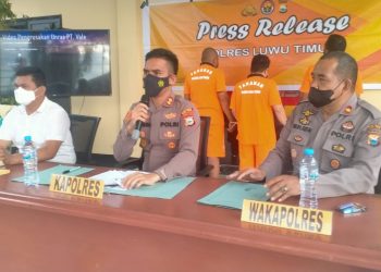 Demo Ricuh di PT. Vale Berakhir Penangkapan 3 Orang