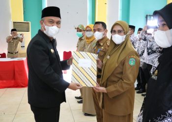 482  PPPK   Lutim Terima SK dan Surat Persetujuan Pencantuman Gelar