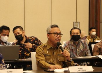 Bupati Budiman Paparkan RDTR Kawasan Perkotaan MATOTO  di Kementerian  ATR