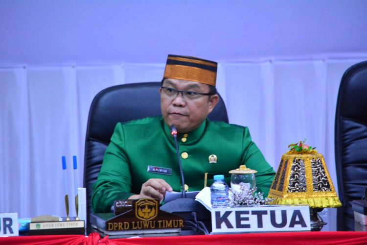 Ketua DPRD Pimpin Rapat Paripurna Istimewa HUT Luwu Timur ke-19