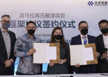 PT.Vale-  Huayou  Teken Kerjasama Proyek HPAL di Pomalaa