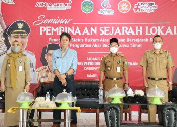 Seminar Pembinaan Sejarah Lokal : Penegakan Status Hukum Atas Warisan Bersejarah Dalam Penguatan Akar Lutim