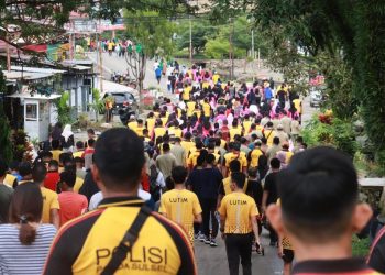 Sinergitas TNI-Polri Gelar Jalan Santai dan Fun Bike Sambut HUT Bhayangkara ke-76