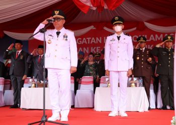 Seperti Ini Jalannya Upacara HUT RI ke-77 di Kabupaten Luwu Timur