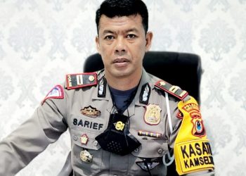 Jaga Ketertiban  Selama Kegiatan  HUT RI, Satlantas Lutim Terapkan Rekayasa Lalu Lintas