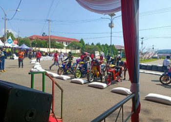 Ratusan Riders Bersaing di Road Race  Kapolres Luwu Timur Cup