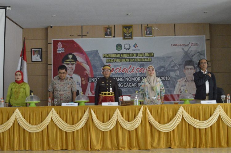 Melihat  Jalannya Sosialisasi UU  Cagar Budaya di Lutim