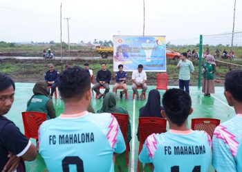 PT Vale Bangun Fasilitas Olahraga Bola Voli di Mahalona Raya