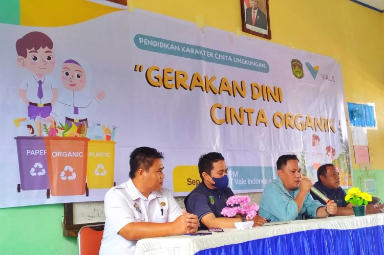 PT. Vale kampanyekan ‘ Gerakan Dini Cinta Organik ‘ Kepada Siswa