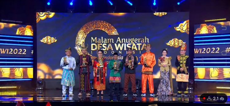 Selamat, Desa Matano Sabet  Juara 2 Ajang ADWI 2022