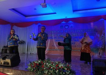 Intip Serunya Lomba Nyanyi Duet Antar Pejabat Lingkup Pemkab Lutim