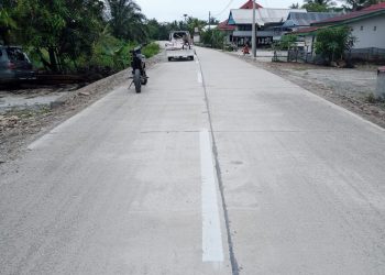 Proyek  Peningkatan Jalan Reformasi di Maliwowo Rampung