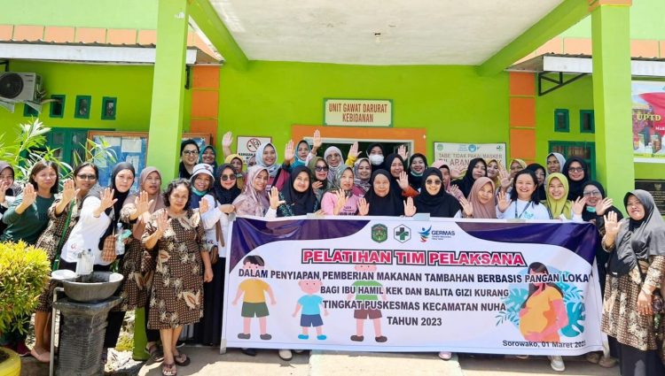 UPTD PKM Nuha Latih Ibu PKK dan Kader Posyandu Pembuatan PMT Berbasis Pangan Lokal