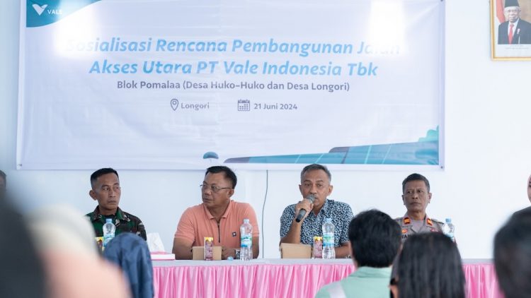Dorong Pertumbuhan Ekonomi, PT Vale Bangun Akses Jalan Utara Buka Konektivitas Desa Longori dan Huko-huko