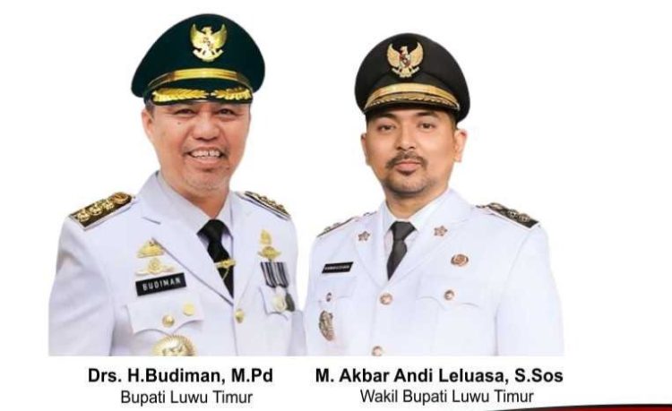 Budiman-Akbar Kembali  Aktif  Bertugas Sebagai Bupati dan Wakil Bupati Lutim