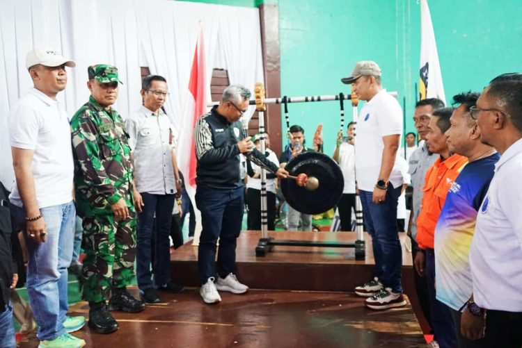 H. Budiman Buka Turnamen Karate Bumi Batara Guru Piala Kapolres Lutim 2024