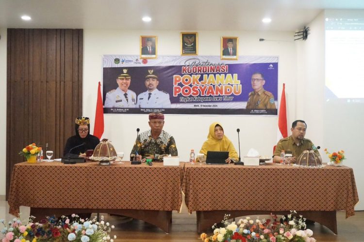 Optimalkan Pembinaan Pokjanal Posyandu, Dinkes Lutim Gelar Rakor