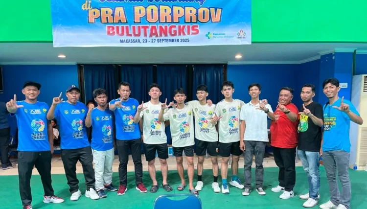 Cetak Sejarah, Tim Bulutangkis Luwu Timur Lolos Porprop Wajo – Bone Tahun 2026