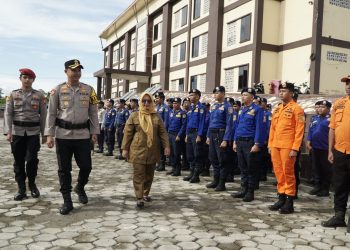 Melihat Jalannya Apel Gelar Pasukan Polres Lutim Dalam Rangka Operasi Lilin 2025