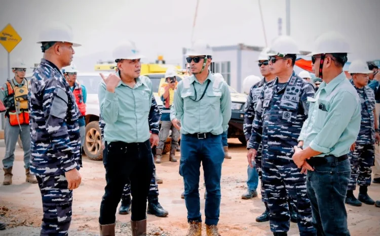 Perkuat Sinergi Industri dan Pertahanan Laut untuk Keberlanjutan: Dankodaeral VI Makassar Kunjungi PT Vale IGP Morowali