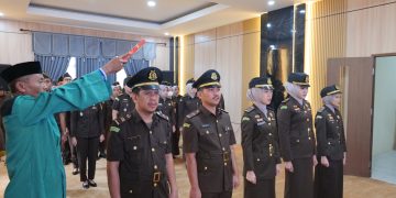 Kajari Berthy Lantik 5 Pejabat Lingkup Kejaksaan Negeri Lutim