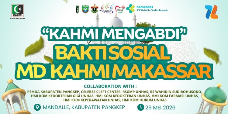 Sambut Milad ke-60, KAHMI Makassar Gelar Baksos dan Tabligh Akbar di Pangkep