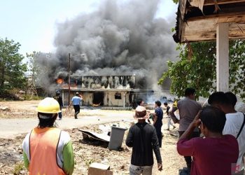 12 Ruang Mes Dokter RSUD ZUS Gorontalo Utara Ludes Terbakar