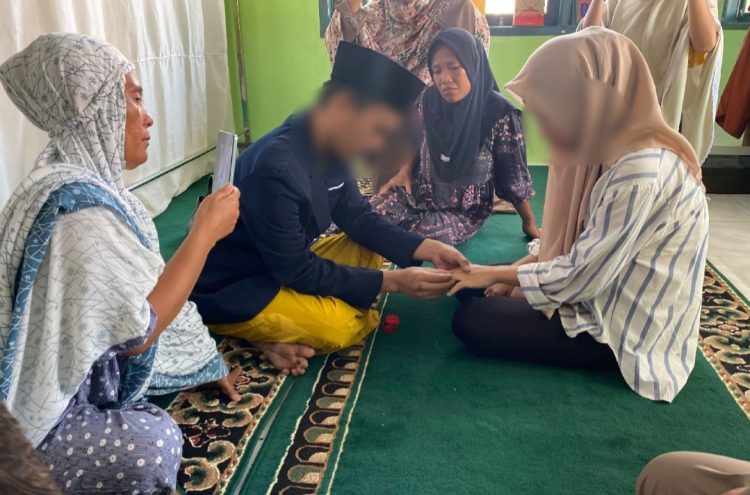 Akad Nikah Tahanan Narkoba Digelar di Masjid Polres Donggala