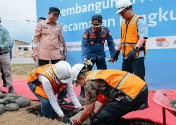 Bangun Fire Shelter Pertama di Kecamatan Bungku Timur, PT Vale Dorong Kesiapsiagaan Darurat Kebakaran