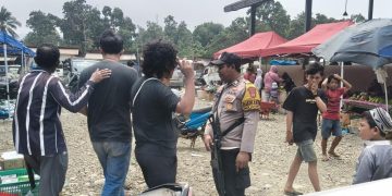 Seorang pedagang ditikam di Pasar Rakyat Bahodopi setelah cekcok dengan pedagang lain. Foto: Dok. Istimewa (detikSulsel)