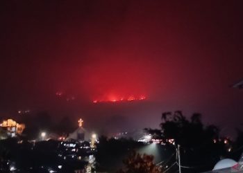 Api Masih Membara di Cagar Alam Gunung Lokon, 300 Hektare Hangus