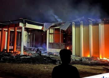 Ruang Sidang PN Suwawa Bone Bolango Ludes Terbakar