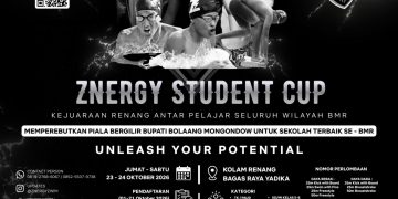 Kolam Bagas Raya Jadi Arena Znergy Student Cup 2026, Piala Bergilir Bupati Bolmong Diperebutkan