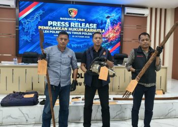 Polres Lutim Tangkap  Oknum Warga Diduga Bakar Kawasan Hutan di Towuti
