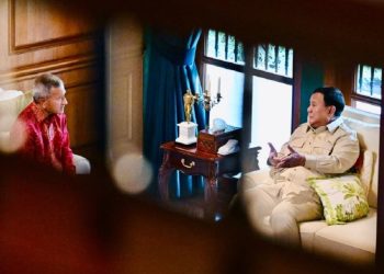 Menlu Singapura Temui Prabowo di Hambalang Bahas Satgas Karhutla