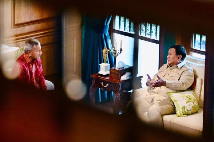 Menlu Singapura Temui Prabowo di Hambalang Bahas Satgas Karhutla