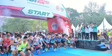 Ribuan Peserta Meriahkan IDI Run 5K di Tugu Religi, Sudirman Ajak Warga Hidup Sehat