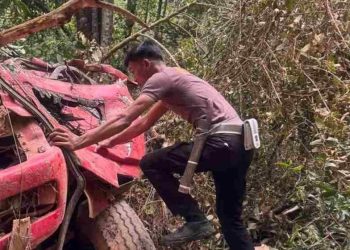 Truk Logistik RS Terjun ke Jurang 50 Meter di Mamasa, Seorang Tewas (Lutimterkini)