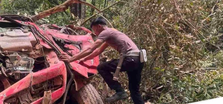 Truk Logistik RS Terjun ke Jurang 50 Meter di Mamasa, Seorang Tewas (Lutimterkini)