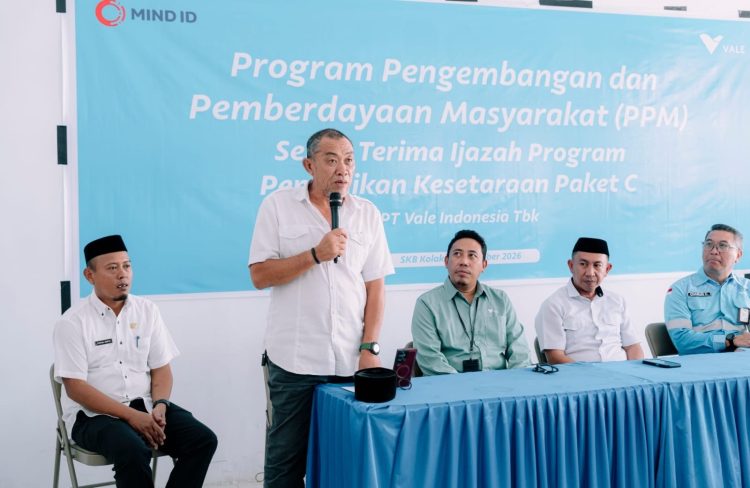 Vale Indonesia Beri Ijazah Paket C untuk Warga Empat Kecamatan di Kolaka